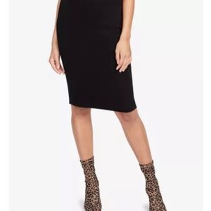 Rachel Roy Black Black Pencil Skirt